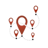 Multiple routes icon